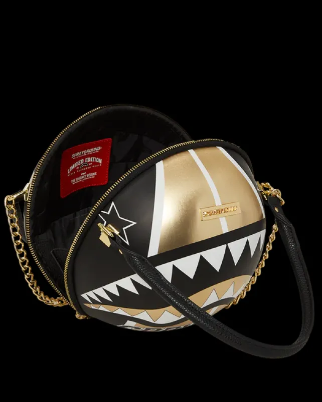 HANDBAGS|BACKPACKS>SPRAYGROUND HARLEM GLOBETROTTERS BASKETBALL BAG