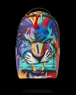 BACKPACKS>SPRAYGROUND HEAR MY ROAR A.i.6 SANDFLOWER COLLAB BACKPACK (DLXV)