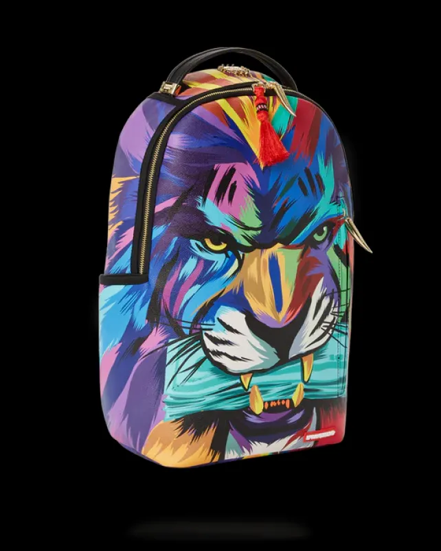 BACKPACKS>SPRAYGROUND HEAR MY ROAR A.i.6 SANDFLOWER COLLAB BACKPACK (DLXV)