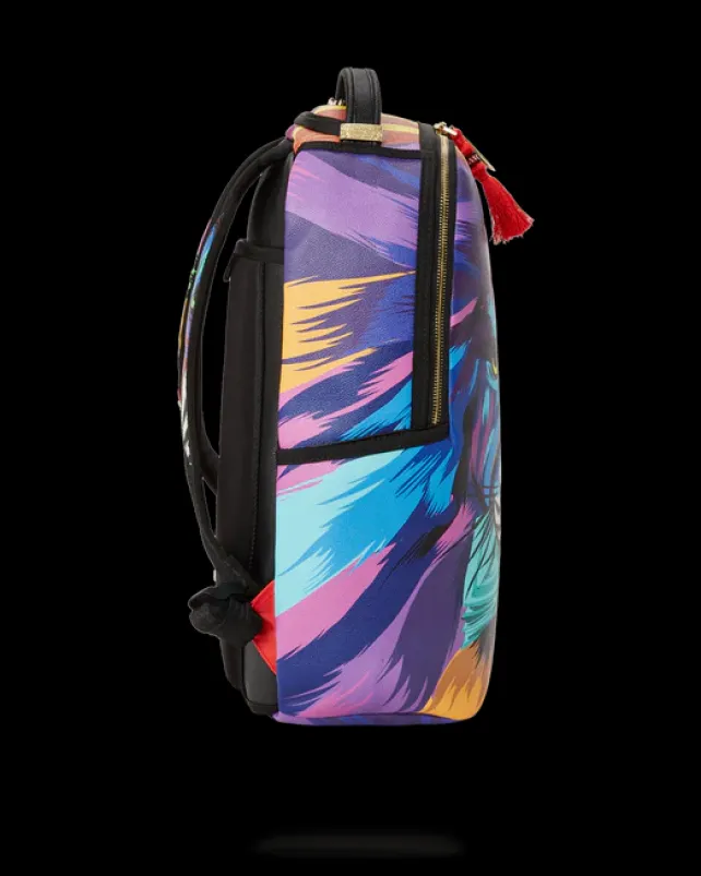 BACKPACKS>SPRAYGROUND HEAR MY ROAR A.i.6 SANDFLOWER COLLAB BACKPACK (DLXV)