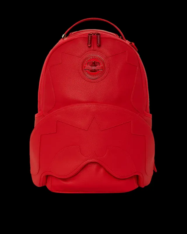 BACKPACKS>SPRAYGROUND HEAVY METAL SHARK RED BACKPACK (DLXV)