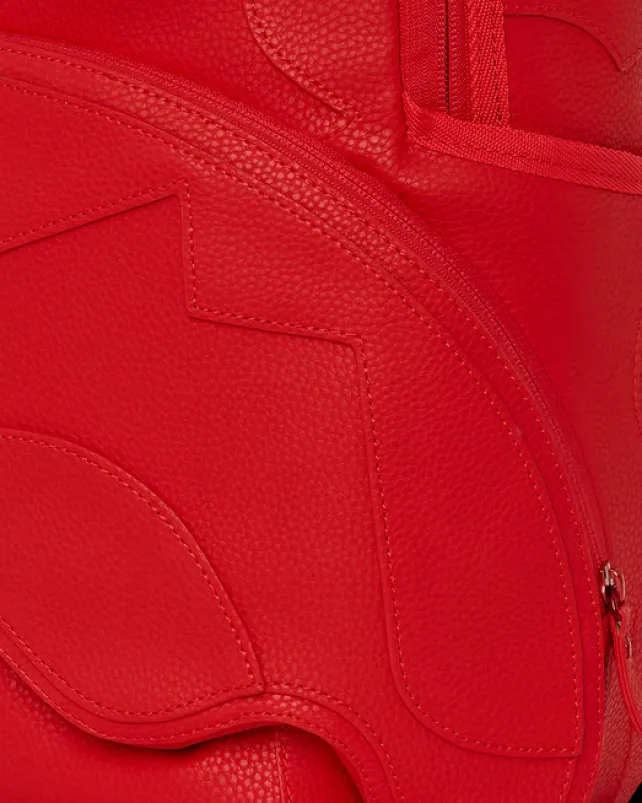 BACKPACKS>SPRAYGROUND HEAVY METAL SHARK RED BACKPACK (DLXV)
