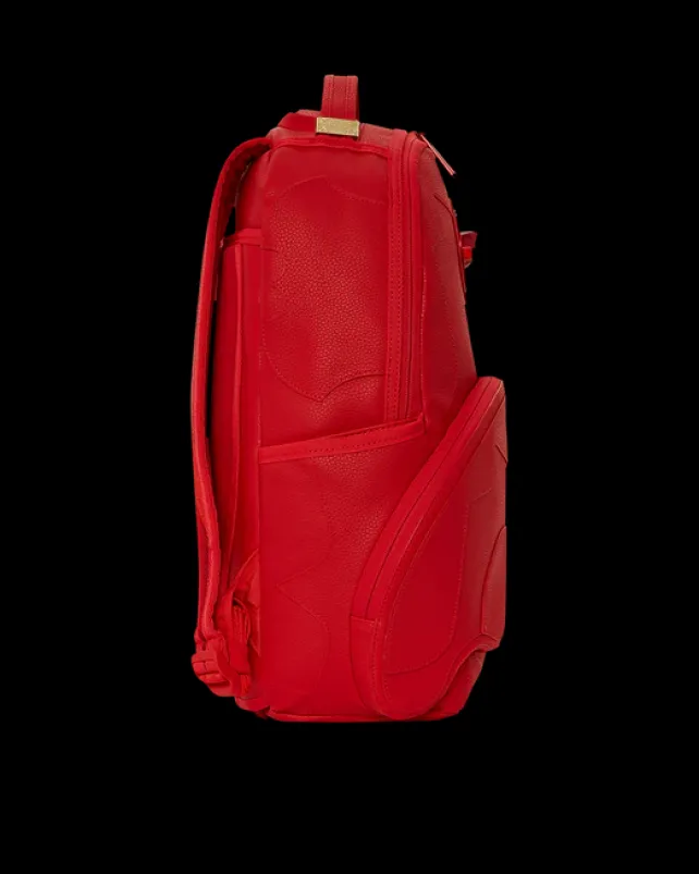 BACKPACKS>SPRAYGROUND HEAVY METAL SHARK RED BACKPACK (DLXV)