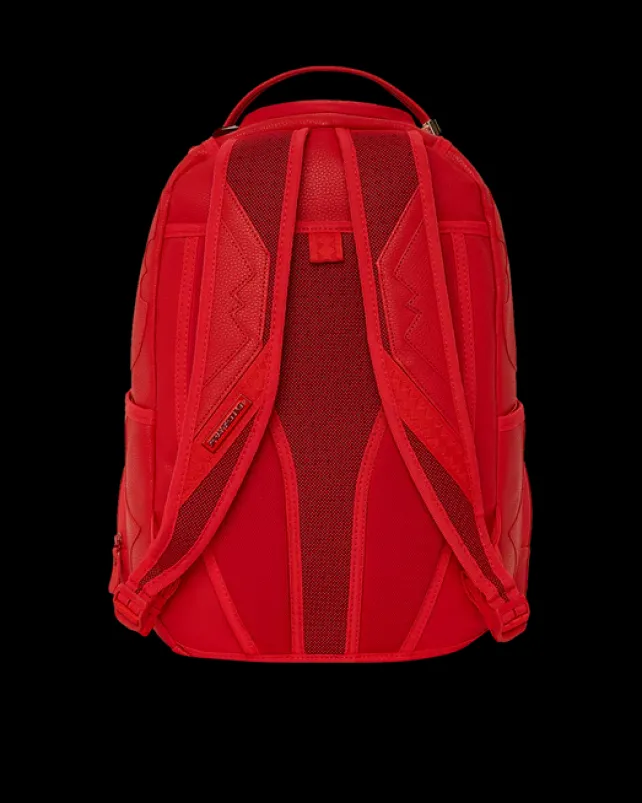 BACKPACKS>SPRAYGROUND HEAVY METAL SHARK RED BACKPACK (DLXV)