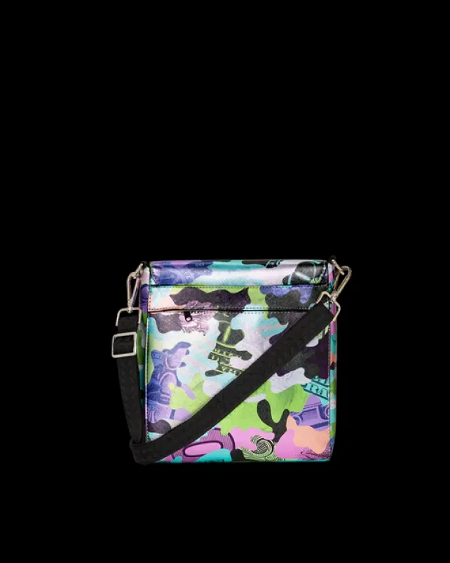 SLINGS|CROSSBODYS>SPRAYGROUND HEAVY RHYTHM MESSENGER SLING BAG