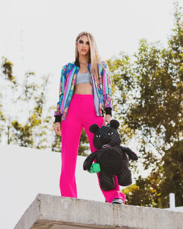 TEDDY BEAR BACKPACKS|BACKPACKS>SPRAYGROUND HENNY AIIR TO THE THRONE MONEYBEAR TEDDYBEAR BACKPACK