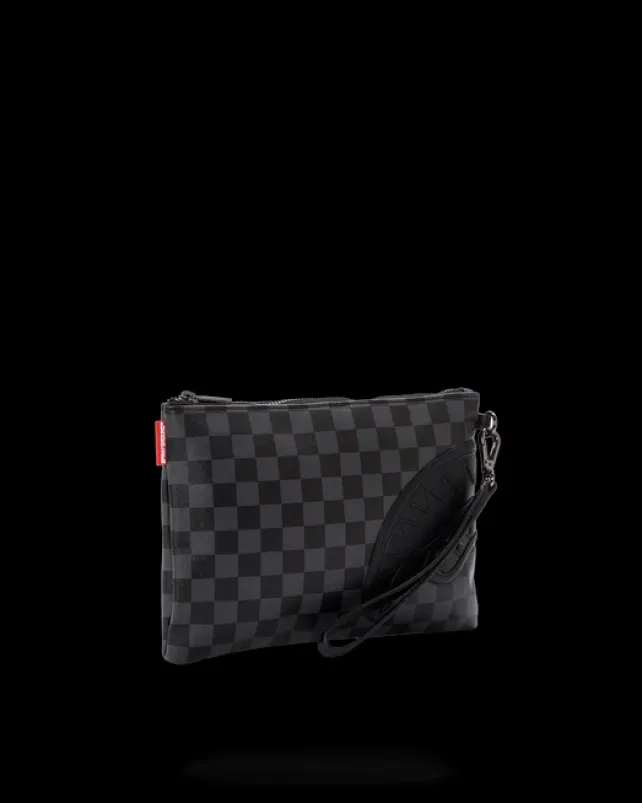 CROSSOVER CLUTCHES>SPRAYGROUND HENNY BLACK CROSSOVER CLUTCH