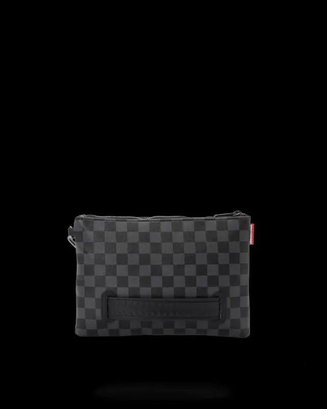CROSSOVER CLUTCHES>SPRAYGROUND HENNY BLACK CROSSOVER CLUTCH
