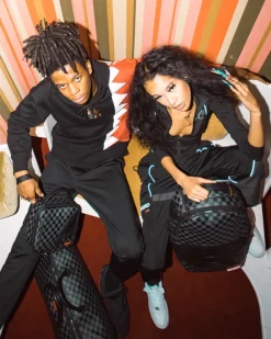 BACKPACKS>SPRAYGROUND HENNY BLACK DLX BACKPACK