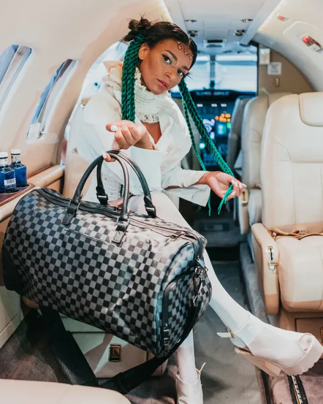 DUFFLES>SPRAYGROUND HENNY BLACK DUFFLE