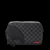 TOILETRIES AKA MONEY BAGS>SPRAYGROUND HENNY BLACK TOILETRY BAG