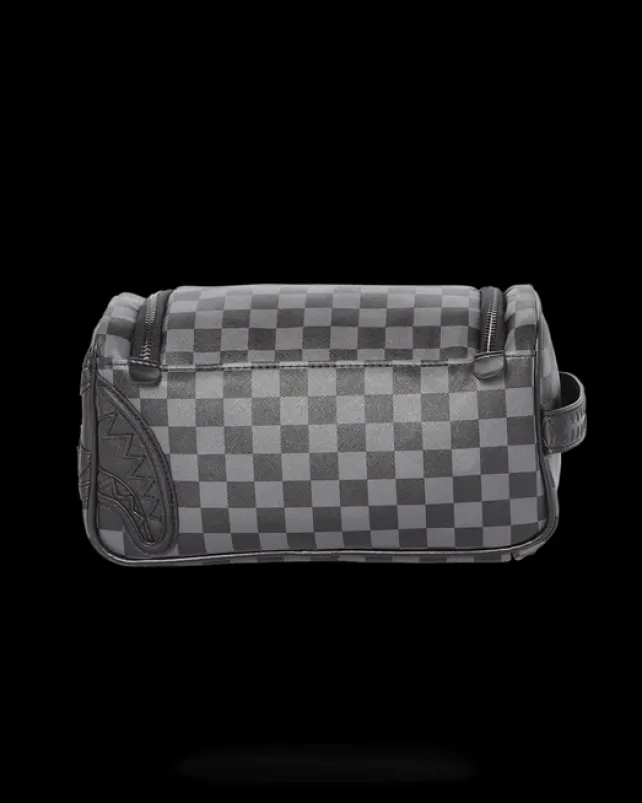 TOILETRIES AKA MONEY BAGS>SPRAYGROUND HENNY BLACK TOILETRY BAG