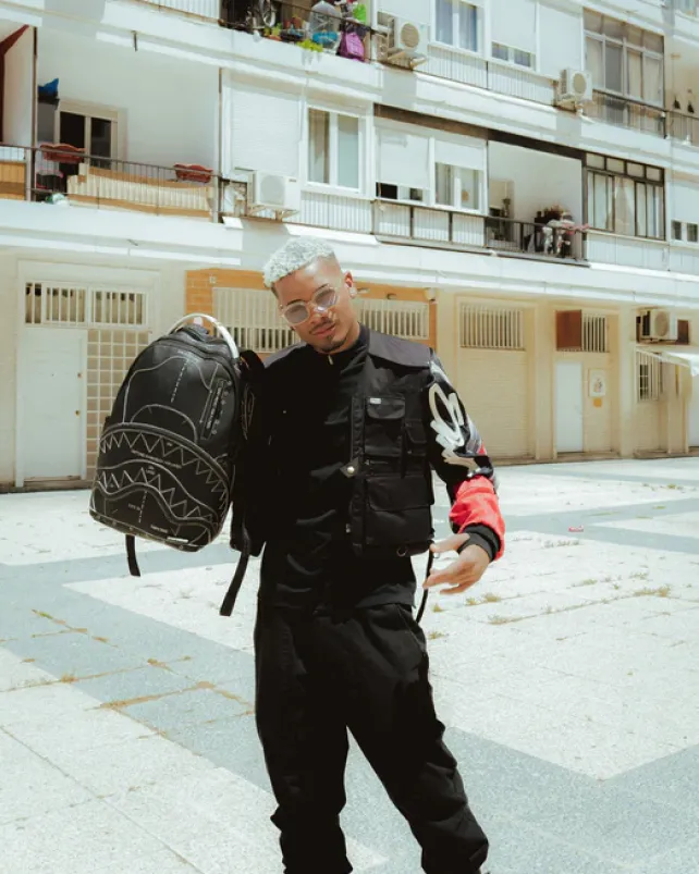 BACKPACKS>SPRAYGROUND HIGH TECH BACKPACK (DLXV)