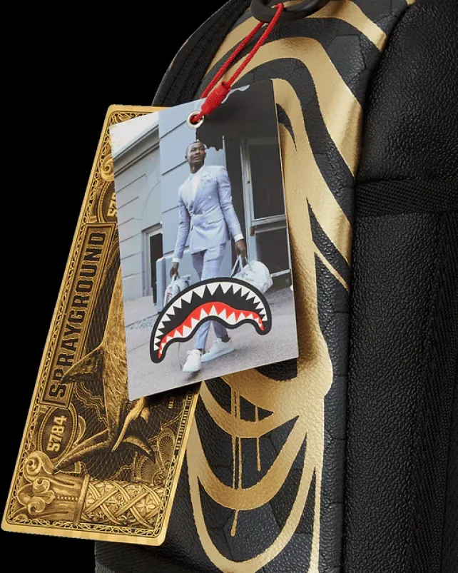 BACKPACKS>SPRAYGROUND HONEYCOMB DEVONTA SMITH COLLAB BACKPACK