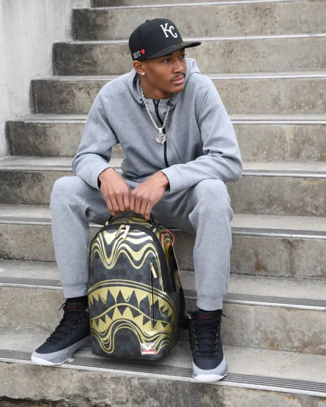 BACKPACKS>SPRAYGROUND HONEYCOMB DEVONTA SMITH COLLAB BACKPACK