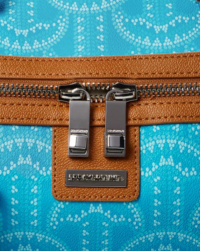 DUFFLES>SPRAYGROUND ILLUCHAINS TURQ DUFFLE