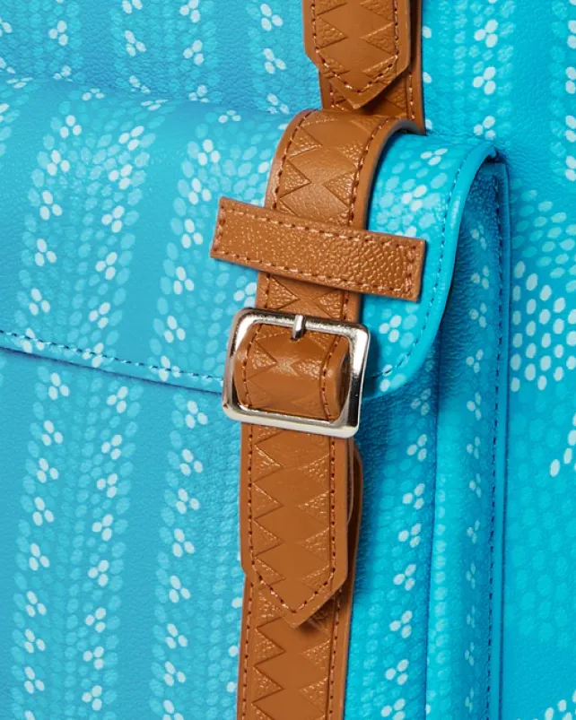 HILLS|BACKPACKS>SPRAYGROUND ILLUCHAINS TURQ HILLS BACKPACK