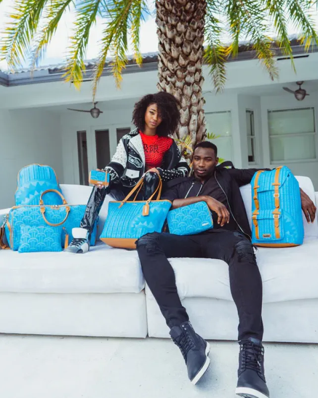 TOTES>SPRAYGROUND ILLUCHAINS TURQ TOTE