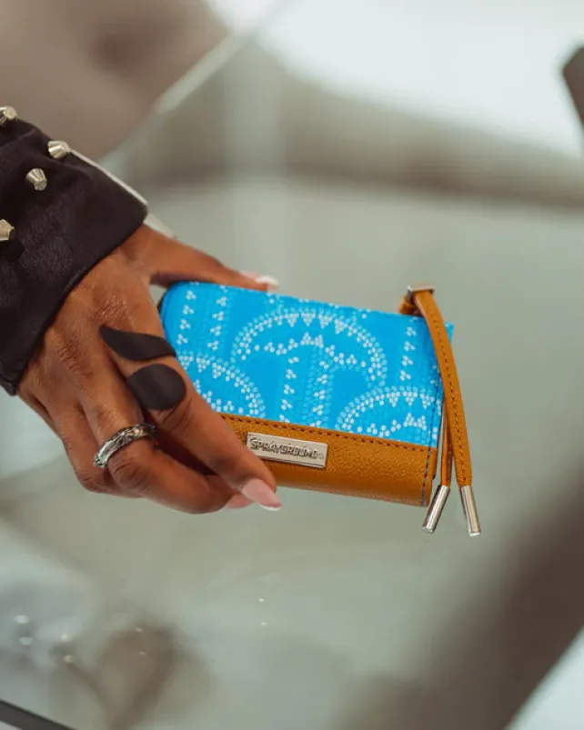 WALLETS>SPRAYGROUND ILLUCHAINS TURQ WALLET
