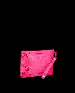 CROSSOVER CLUTCHES>SPRAYGROUND INFINITI PINK DIAMOND CROSSOVER CLUTCH