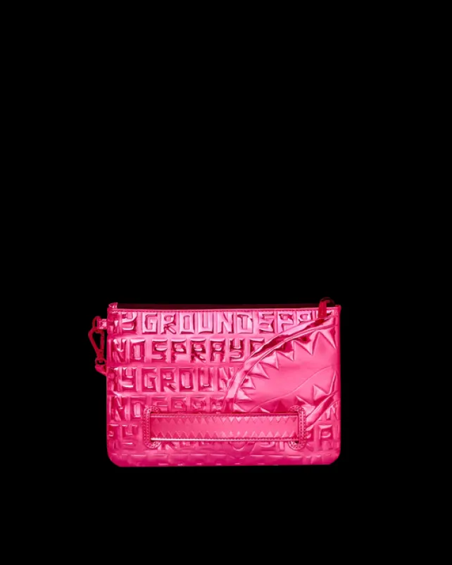 CROSSOVER CLUTCHES>SPRAYGROUND INFINITI PINK DIAMOND CROSSOVER CLUTCH