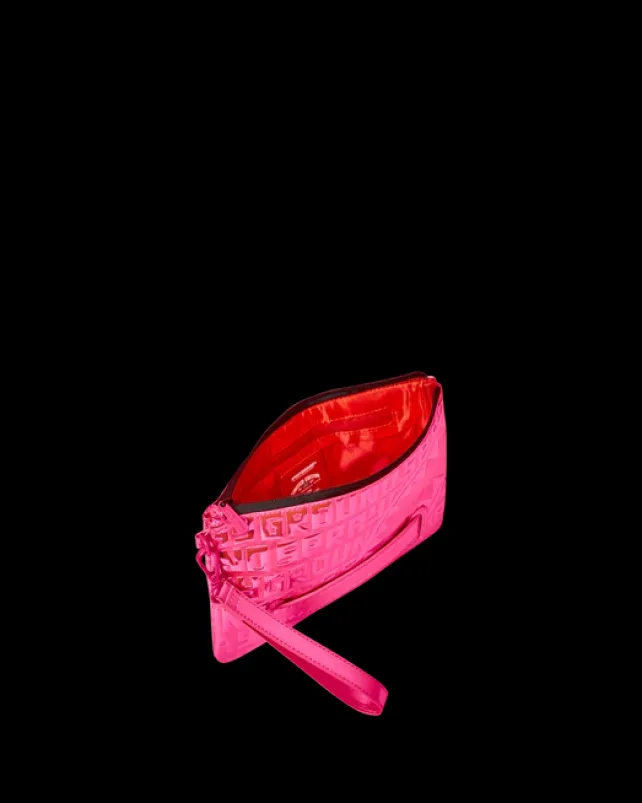 CROSSOVER CLUTCHES>SPRAYGROUND INFINITI PINK DIAMOND CROSSOVER CLUTCH