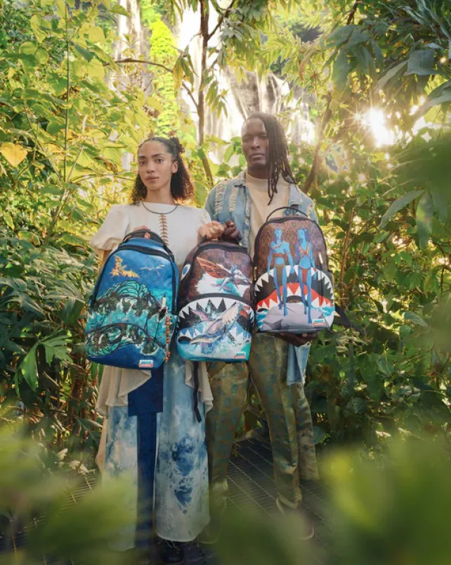 BACKPACKS>SPRAYGROUND JAKE AND NEYTIRI SHARKS IN PANDORA
