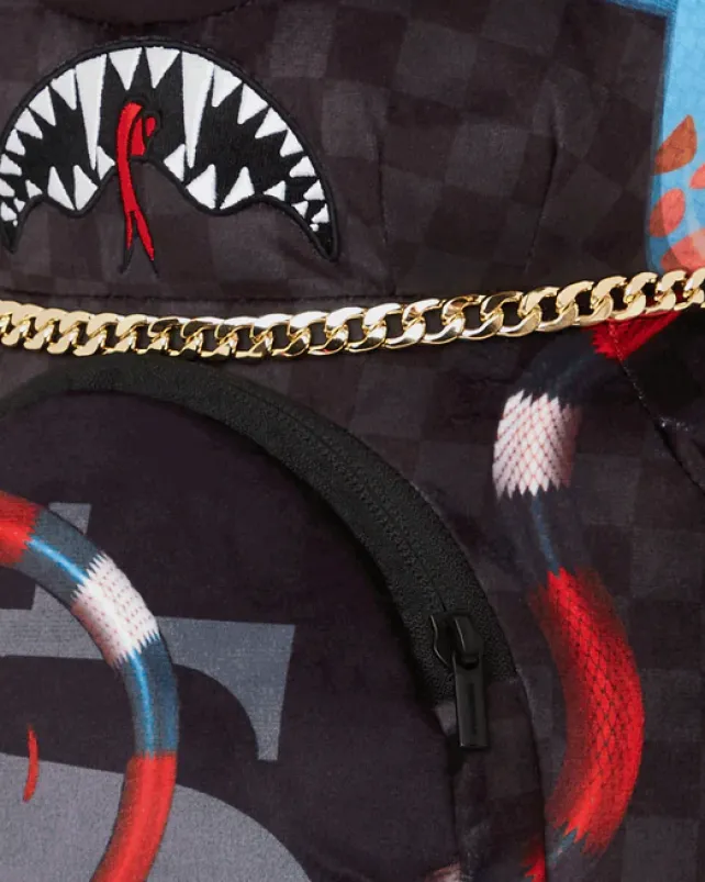 TEDDY BEAR BACKPACKS|BACKPACKS>SPRAYGROUND JARDIN D'EDEN MONEYBEAR TEDDYBEAR BACKPACK