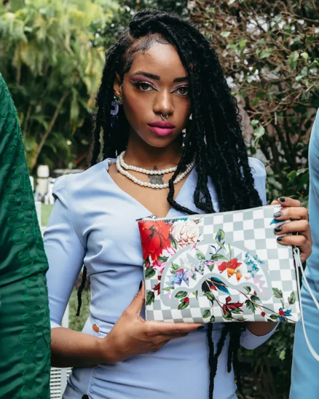 CROSSOVER CLUTCHES>SPRAYGROUND JARDIN DU PALAIS CROSSOVER CLUTCH