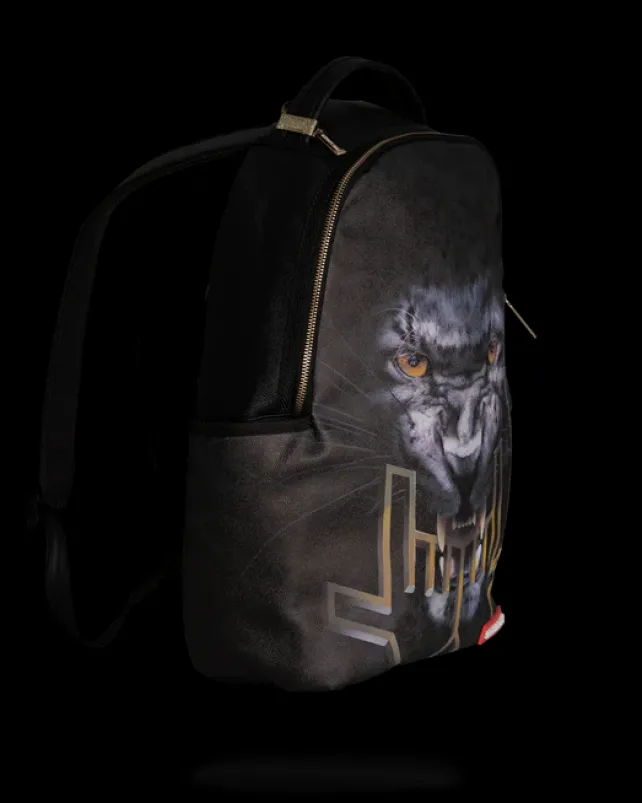 BACKPACKS>SPRAYGROUND JESSE LINGARD JUNGLE BLACK PANTHER BACKPACK