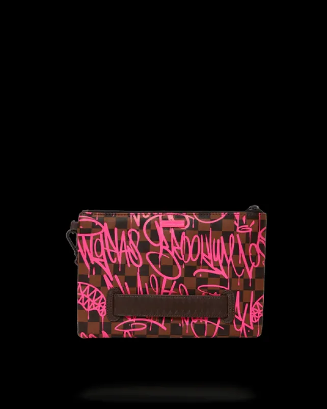 CROSSOVER CLUTCHES>SPRAYGROUND JETGRAPHIX CROSSOVER CLUTCH