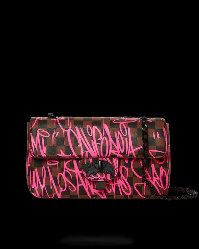 HANDBAGS>SPRAYGROUND JETGRAPHIX SHARKCHAIN HANDBAG