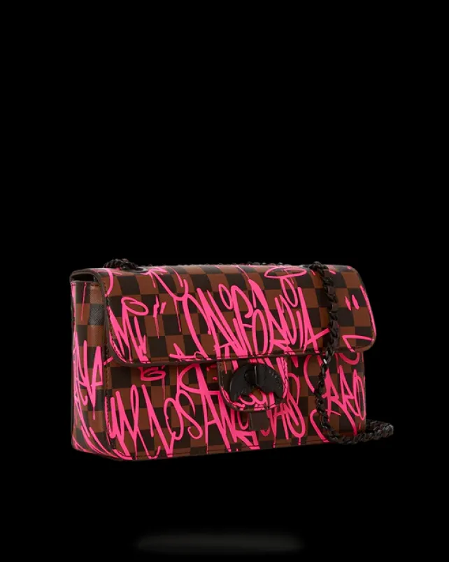 HANDBAGS>SPRAYGROUND JETGRAPHIX SHARKCHAIN HANDBAG