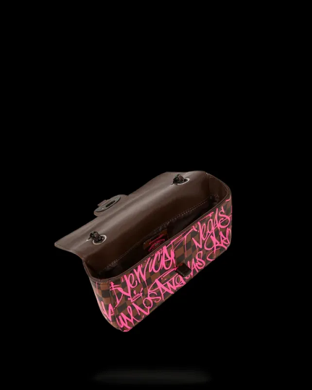 HANDBAGS>SPRAYGROUND JETGRAPHIX SHARKCHAIN HANDBAG