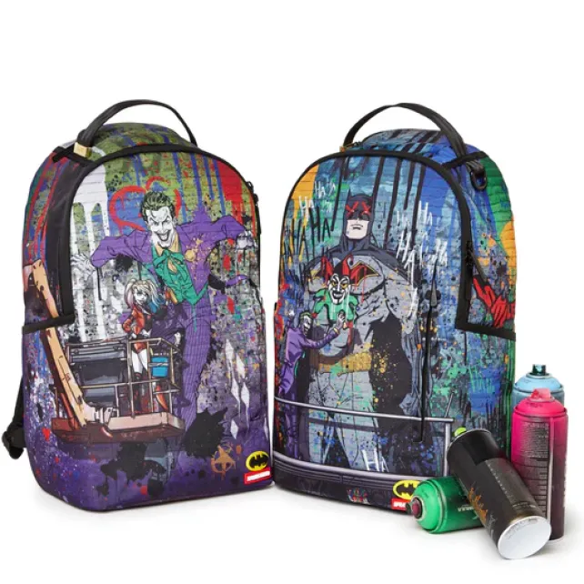 BACKPACKS>SPRAYGROUND JOKER MURAL BY HARLEY QUINN