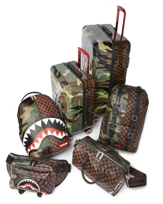 CARRY-ON LUGGAGE>SPRAYGROUND JUNGLE PARIS 21.5u201d CARRY-ON SHARKITECTURE LUGGAGE