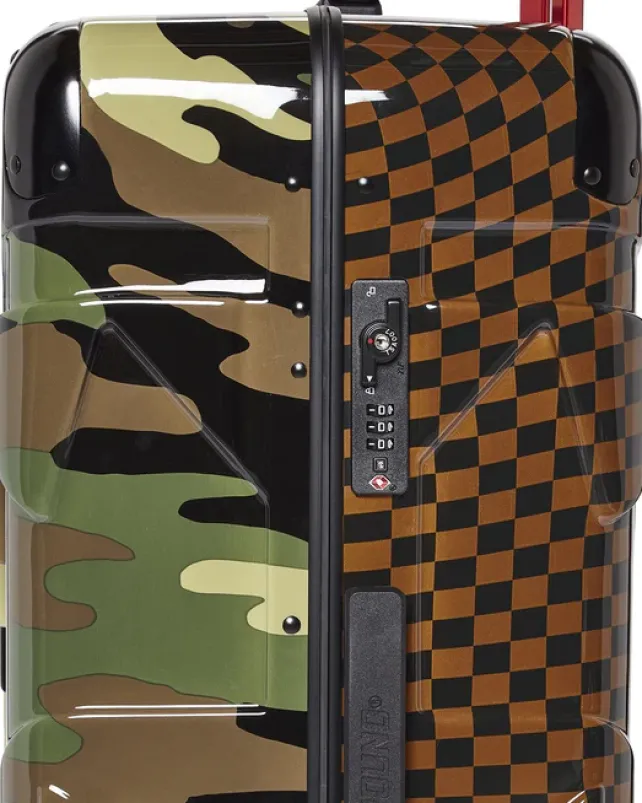 FULL-SIZE LUGGAGE>SPRAYGROUND JUNGLE PARIS 29.5u201d FULL-SIZE SHARKITECTURE LUGGAGE