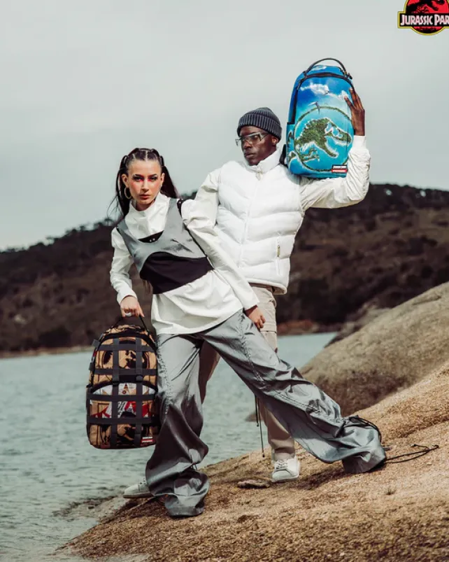 BACKPACKS>SPRAYGROUND JURASSIC DELIVERY BACKPACK (DLXV)