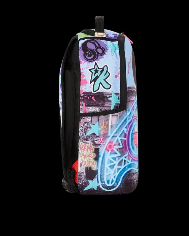 BACKPACKS>SPRAYGROUND KARMA'S WORLD TURN UP THE VOLUME BACKPACK
