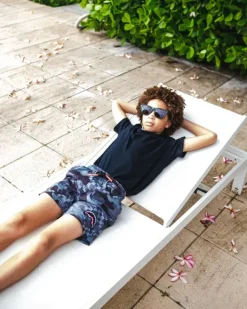 SWIMWEAR>SPRAYGROUND KIDS 3AM SWIM TRUNKS