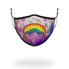 FACE MASKS>SPRAYGROUND KIDS FORM FITTING MASK: MELT THE RAINBOW