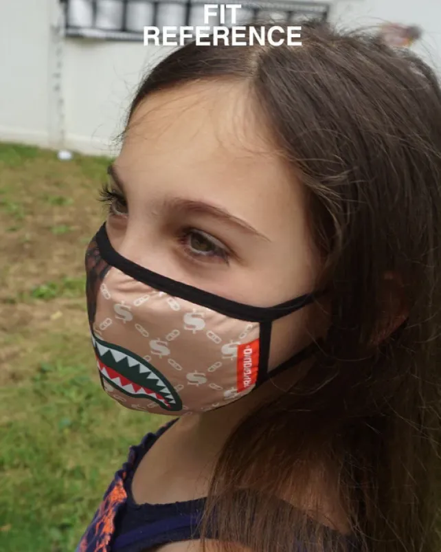 FACE MASKS>SPRAYGROUND KIDS FORM FITTING MASK: MELT THE RAINBOW