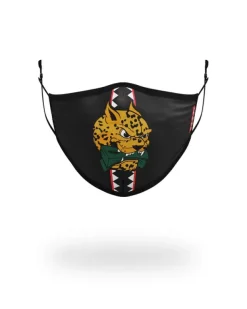 FACE MASKS>SPRAYGROUND KIDS FORM FITTING MASK: SPUCCI LEOPARD