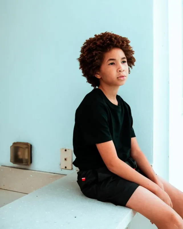 SWIMWEAR>SPRAYGROUND KIDS LIGHTS OUT SWIM TRUNKS