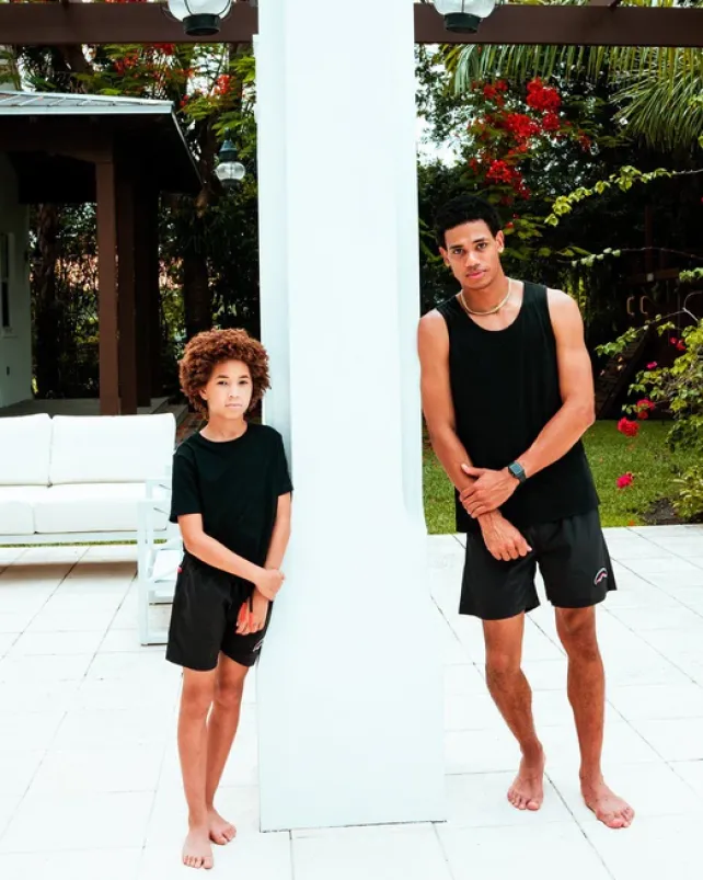 SWIMWEAR>SPRAYGROUND KIDS LIGHTS OUT SWIM TRUNKS