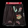 SWIMWEAR>SPRAYGROUND KIDS PATCH ALL-IN SWIM TRUNKS (BLACK)