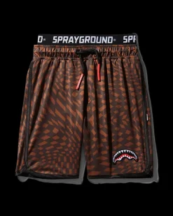 SWIMWEAR>SPRAYGROUND KIDS TRIPPY HENNY SWIM TRUNKS
