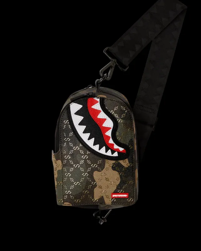 SLINGS|CROSSBODYS>SPRAYGROUND LASERS BLAZIN BACKPACK SLING
