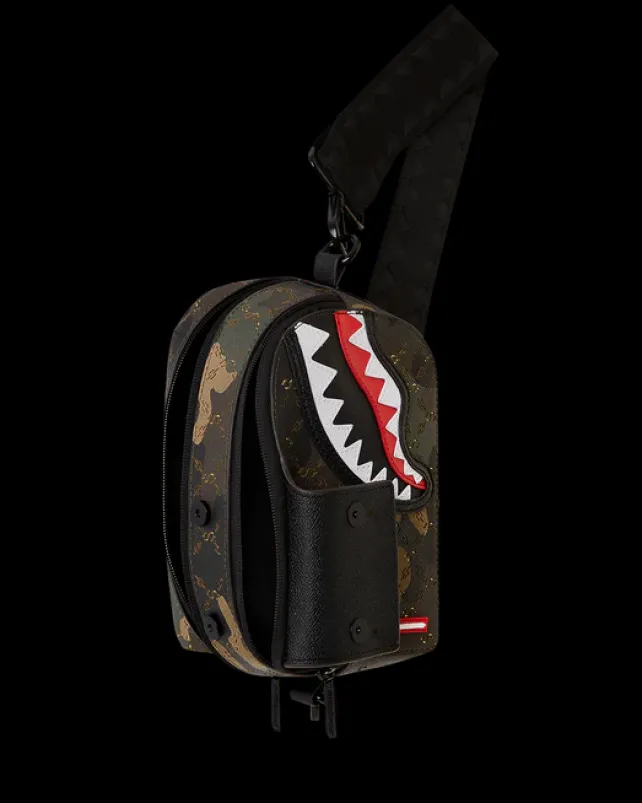 SLINGS|CROSSBODYS>SPRAYGROUND LASERS BLAZIN BACKPACK SLING