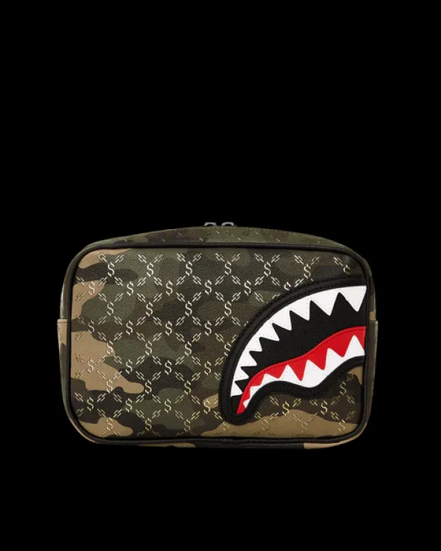 TOILETRIES AKA MONEY BAGS>SPRAYGROUND LASERS BLAZIN TOILETRY BRICKSIDE BAG